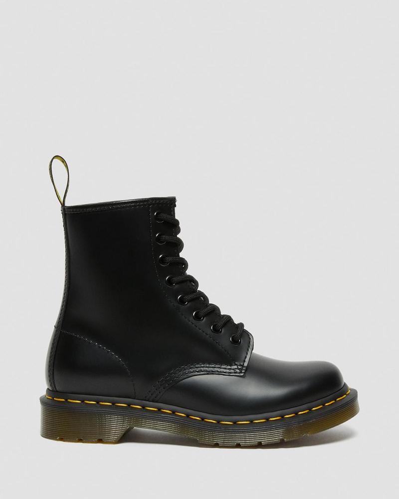 Women's Dr Martens 1460 Smooth Leather Lace Up Boots Black | AU 208DFM